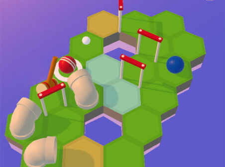 クロッケーの難問のゲームプレイ画像