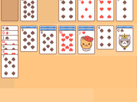 にゃんこソリティアのゲームプレイ画像