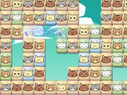 子猫の牌で遊ぶ四川省パズル【Cute Kitty Matching】