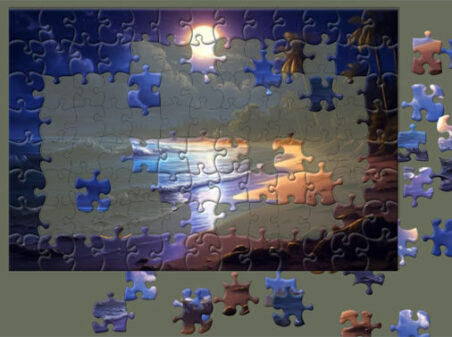 デイリージグソーAIのゲームプレイ画像