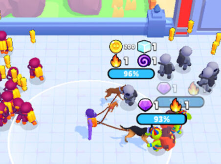 犬 vs エイリアンのゲームプレイ画像