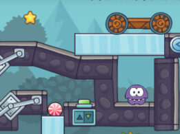 ドーナツを食べさせる誘導パズルゲーム Donutosaur