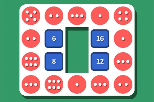 数字を収める思考パズルゲーム【dot_ed】のゲーム画像