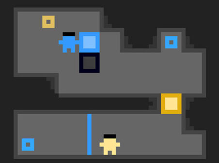 複数キャラの倉庫番パズル【Duality】のゲーム画像