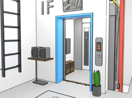 エレベーターのある部屋からの脱出ゲーム【Elevator Room Escape】のゲーム画像