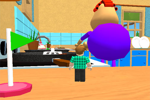 邪悪なおばあちゃんから逃げろ！のゲームプレイ画像