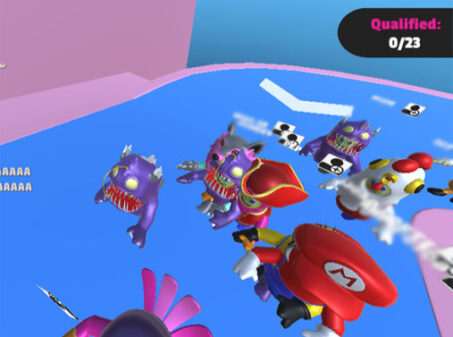 Fall Boys and Fall Girls Knockdownのゲームプレイ画像