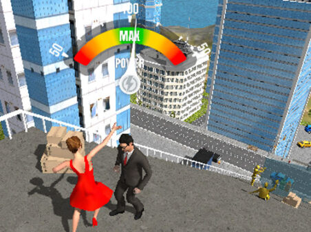 フォーリングアートのゲームプレイ画像