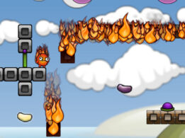 火の玉キャラの延焼アクションゲーム FIREBUG 2