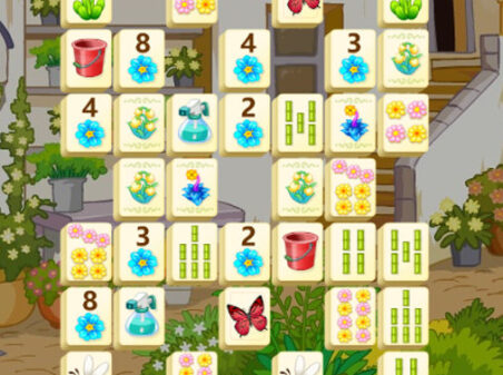 Flower Mahjong Connectのゲームプレイ画像