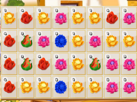 Flower Mergeのゲームプレイ画像