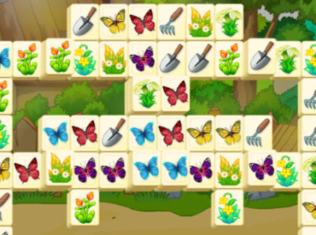 Flower Slide Mahjongのゲームプレイ画像