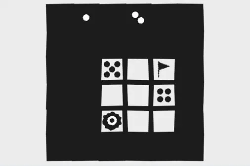 一筆書きでマスを塗るパズルゲーム【From Point To Point】のゲーム画像