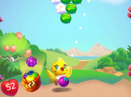 Fruit Bubble Shootersのゲームプレイ画像