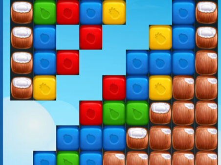 フルーツキューブ爆弾のゲームプレイ画像