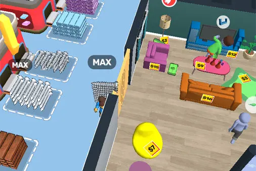 家具をクラフトする放置系ショップ経営ゲーム【ファーニチャーマスター】のゲーム画像
