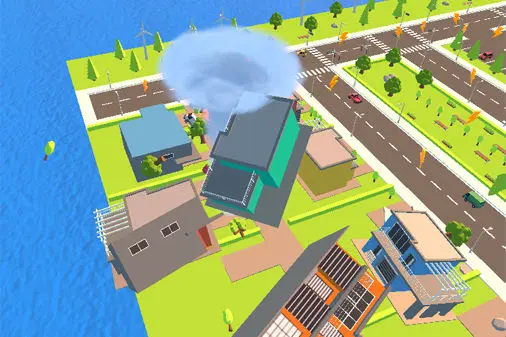 竜巻：自然の猛威のゲームプレイ画像