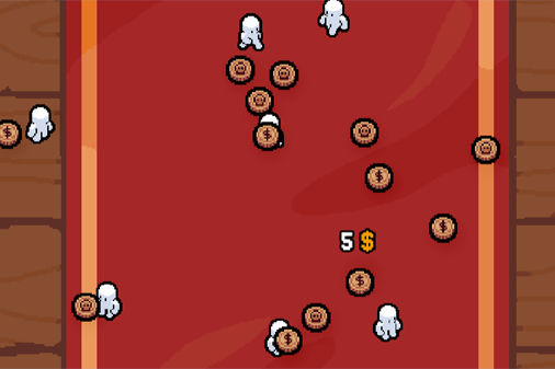 かわいい小人と遊ぶコイントス風放置ゲーム【ギャンブルテーブル】のゲーム画像