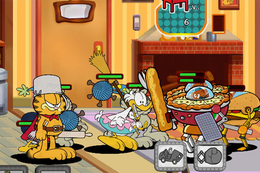 冷蔵庫を守る食べ物バトル防衛ゲーム【ガーフィールド ウォー】のゲーム画像