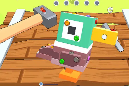 ネジを外して分解するパズルゲーム【ゲットスクリュー (Get a screw: puzzle!)】のゲーム画像