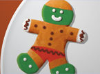 見本のクッキーを再現するデコレーションゲーム Gingerbread Maker