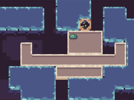 Glutek: Escape from dungeonのゲームプレイ画像