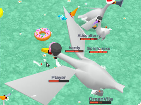 グース.ioのゲームプレイ画像