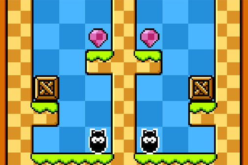 重力キャットのゲームプレイ画像