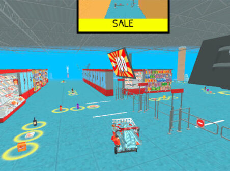 Grocery Kartのゲームプレイ画像