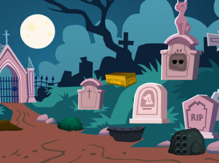Halloween Cemeteryのゲームプレイ画像