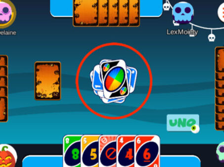Halloween Unoのゲームプレイ画像