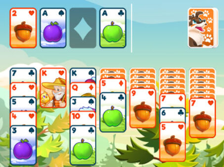 Happy Farm Solitaireのゲームプレイ画像