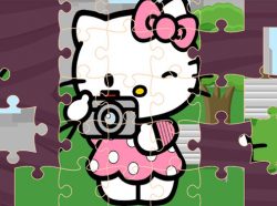 キティちゃんのジグソーパズル Hello Kitty Jigsaw