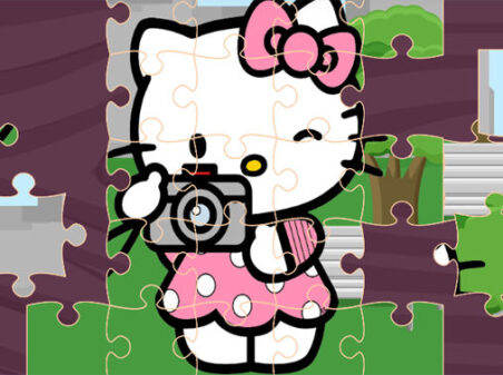 Hello Kitty Jigsawのゲームプレイ画像