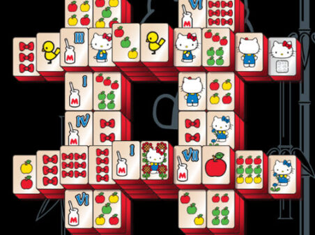 ハローキティの上海パズルゲーム Hello Kitty Mahjongのゲーム画像