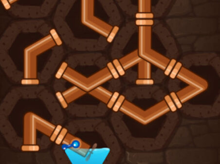 Hex Pipesのゲームプレイ画像