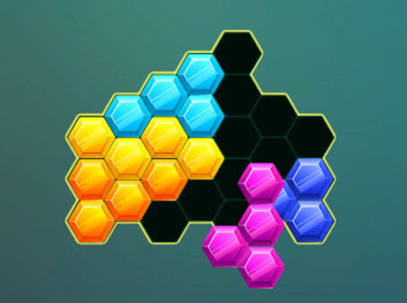 ヘキサブラストのゲームプレイ画像