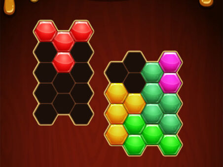 HEXA-TILE PUZZLESのゲームプレイ画像