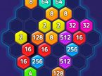 数字を重ねて大きくするマージパズル【Hexagon】