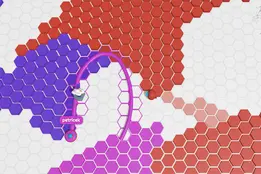 ミミズの陣取りゲーム【ヘキサノート (Hexanaut.io)】