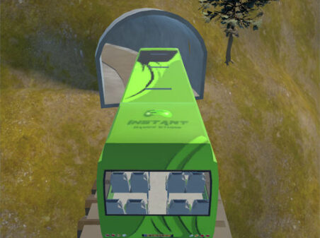 Hill Station Bus Simulatorのゲームプレイ画像