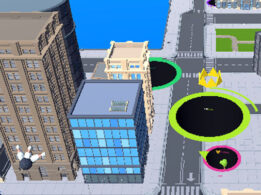 吸い込む落とし穴ゲーム【ホールio】