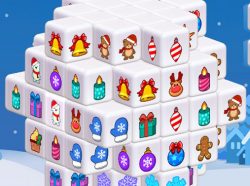 冬がテーマの3D上海パズル Holiday Mahjong Dimensions