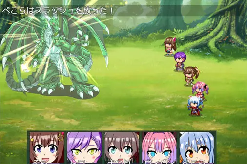 ホロライブ総出演の時間逆行RPG【ホロライブサガ2】のゲーム画像