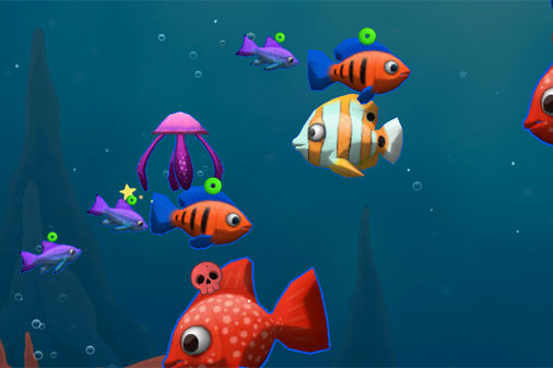 ハングリーオーシャンのゲームプレイ画像