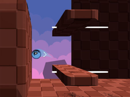 バウンドボールの誘導アクションゲーム Hyperball Tachyonのゲーム画像