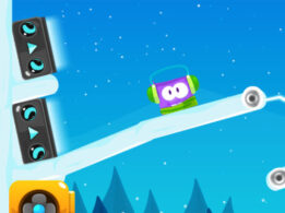 キューブを箱に入れる誘導パズルゲーム ICY PURPLE HEAD 3