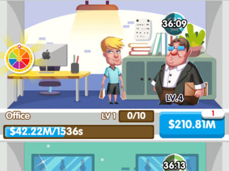 IDLE COUNTRY TYCOONのゲームプレイ画像