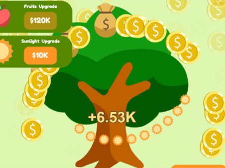 IDLE MONEY TREEのゲームプレイ画像