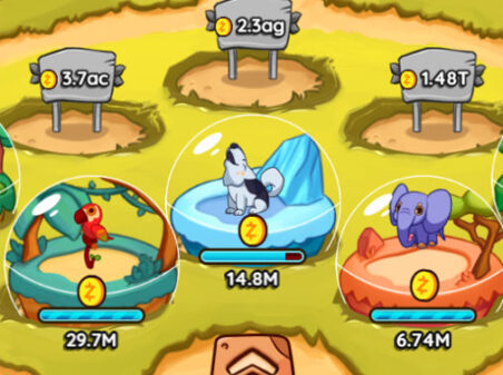 IDLE ZOO SAFARI RESCUEのゲームプレイ画像